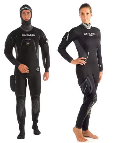 Surf Wear Neoprene Suit Neopreno Diving Suit Drysuits Surfing Neoprene Freediving Dry Suit 7MM Neoprene Women Men